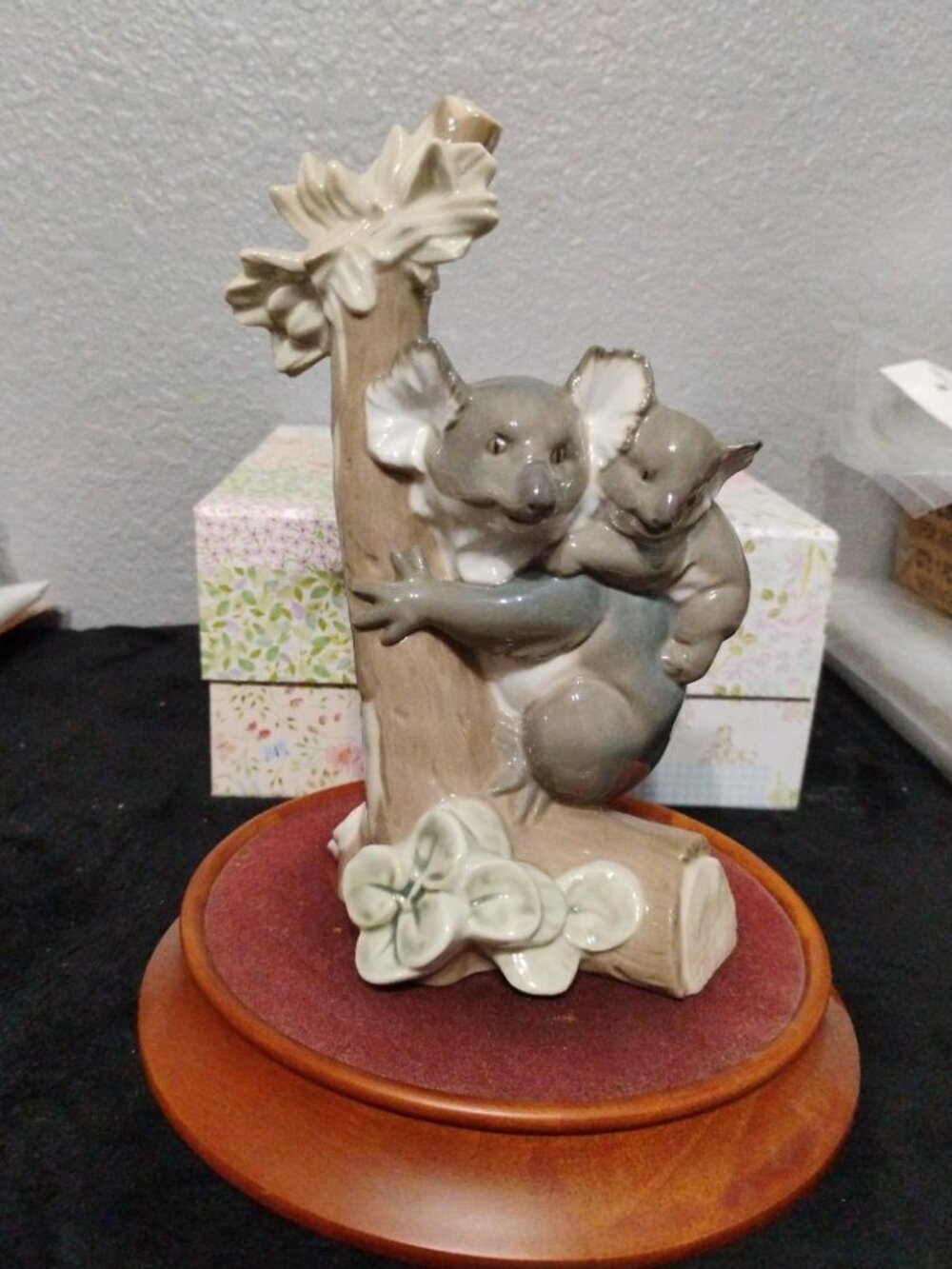 LLADRO 5461 Koala Love Retired Antonio Ramos 1987 Koala & Cub EUC
